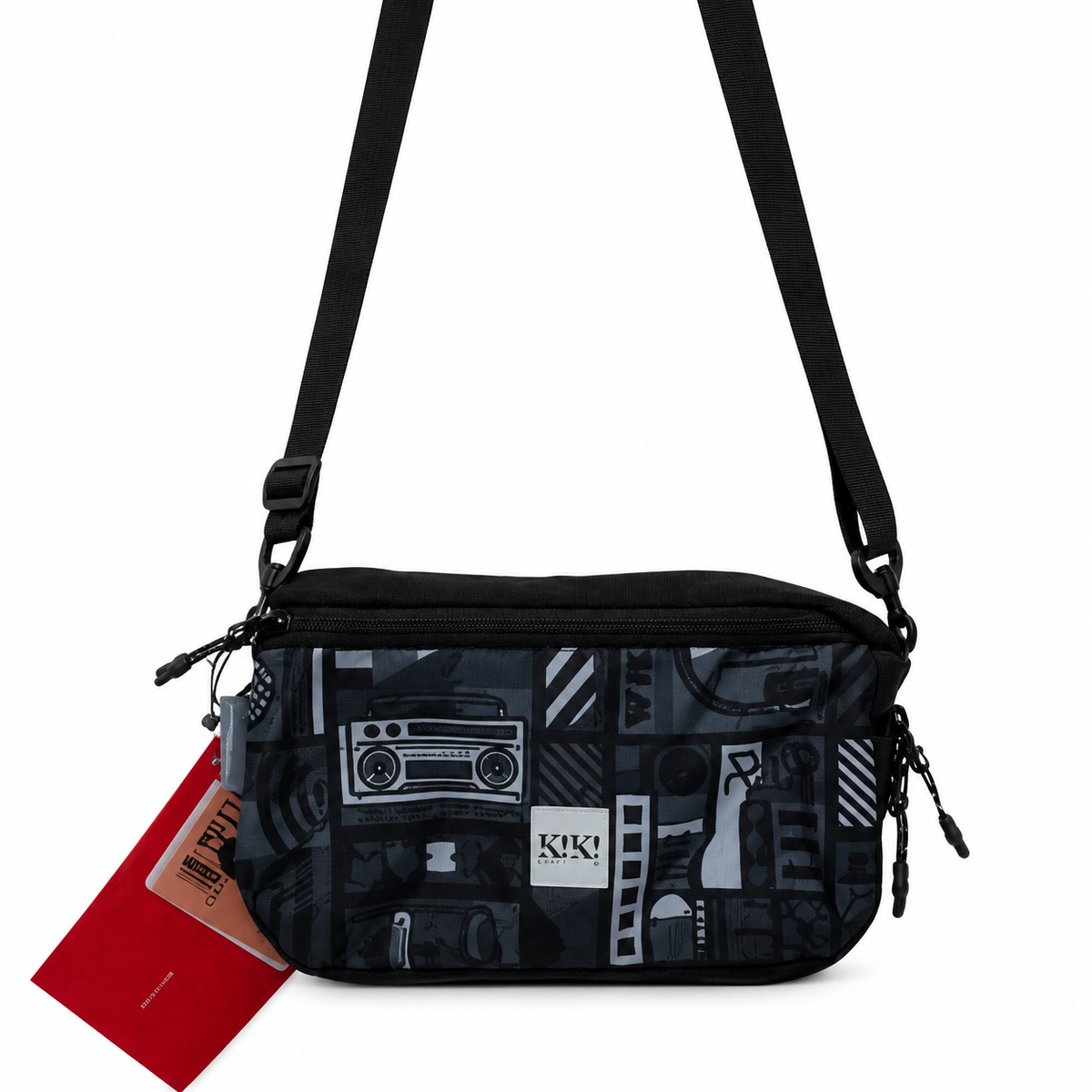 WRISTEL RED HAND BAG