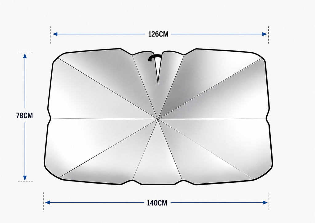 Umbrella Cooling Windshield Sunshade