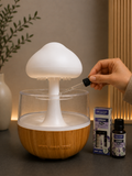 CloudAroma: 3-in-1 Rainfall Aroma Humidifier with 7-Color Ambient Light