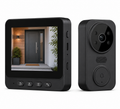 Wireless Smart Video Doorbell with 4.3" IPS Display | No WiFi Required | Rechargeable Battery